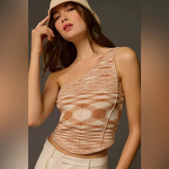 Anthropologie Tops - NWT By Anthropologie One-Shoulder Sweater Top - Medium